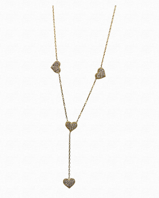 Heart Lariat Necklace