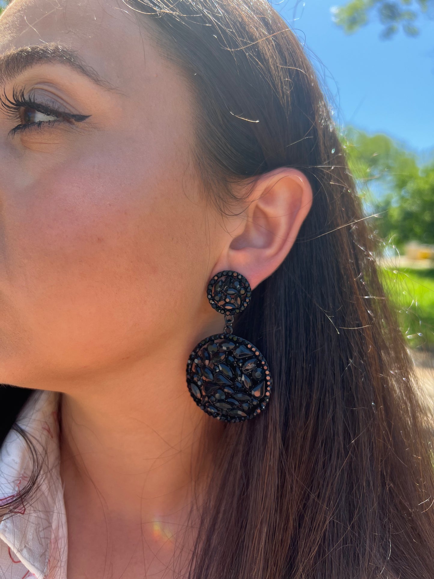 Black Fashion Earrings