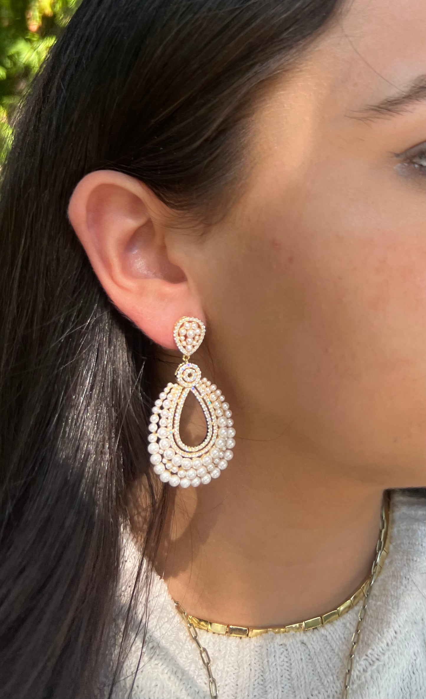 Sophisticated Pearl Earrings