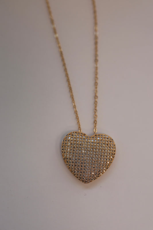 Heart Pave Pendant