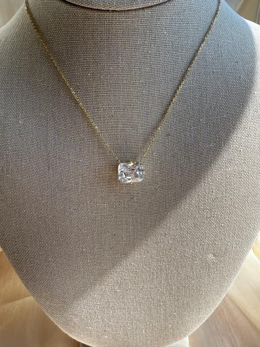 Golden Hour Cushion Necklace