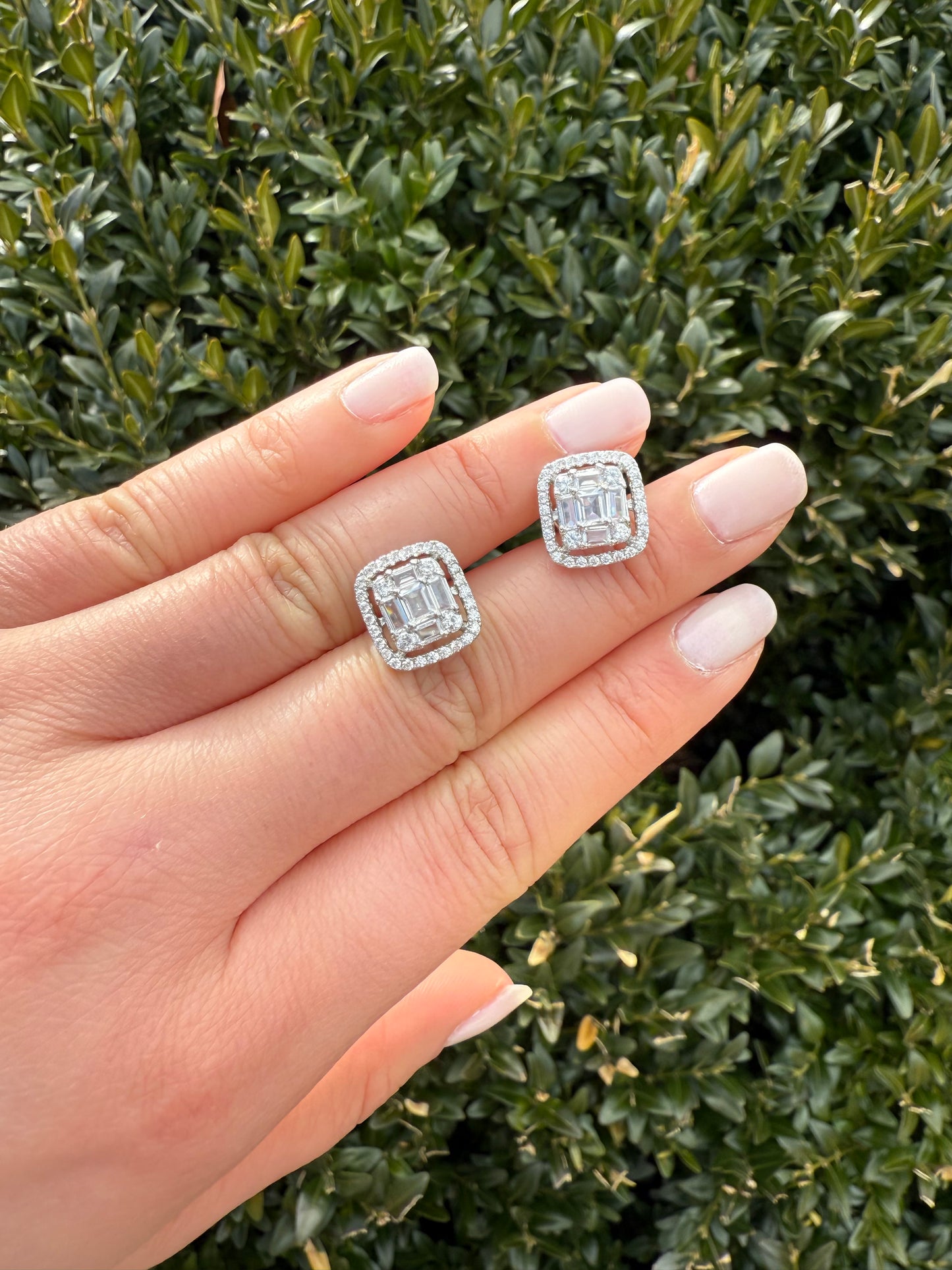 Classic Halo Stud Earrings