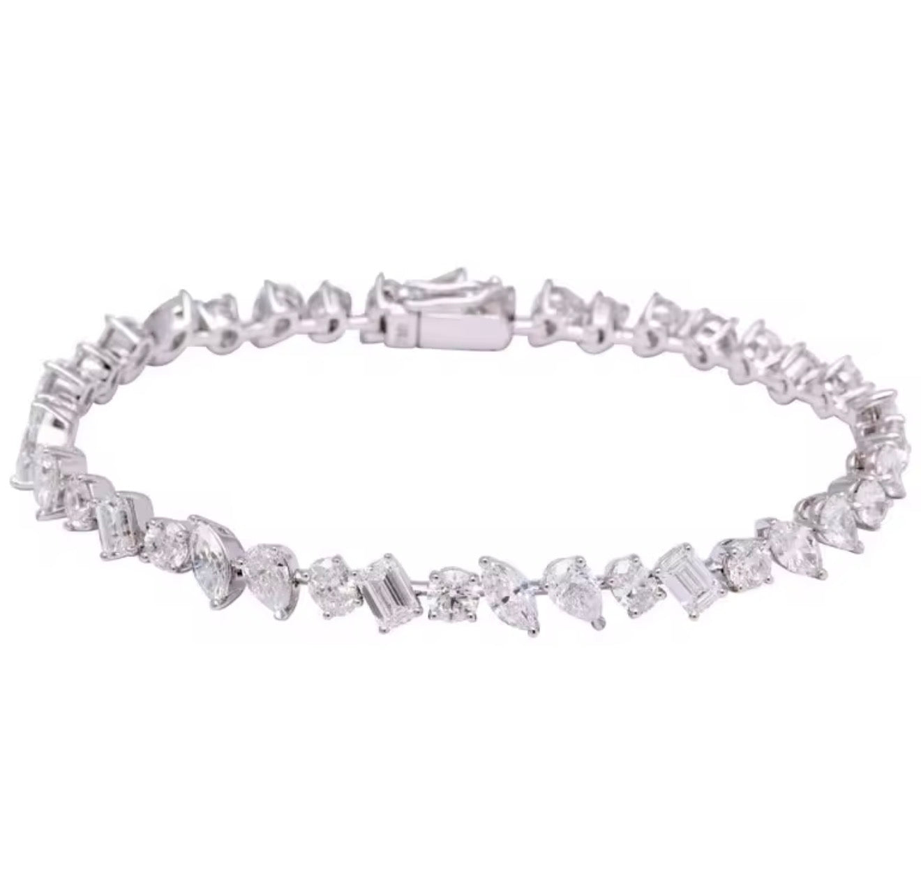 Mixed Shape Tennis Bracelet