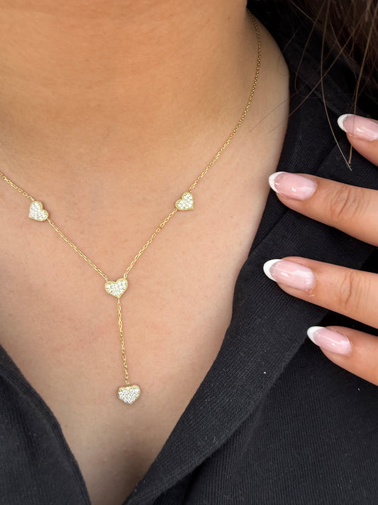 Heart Lariat Necklace