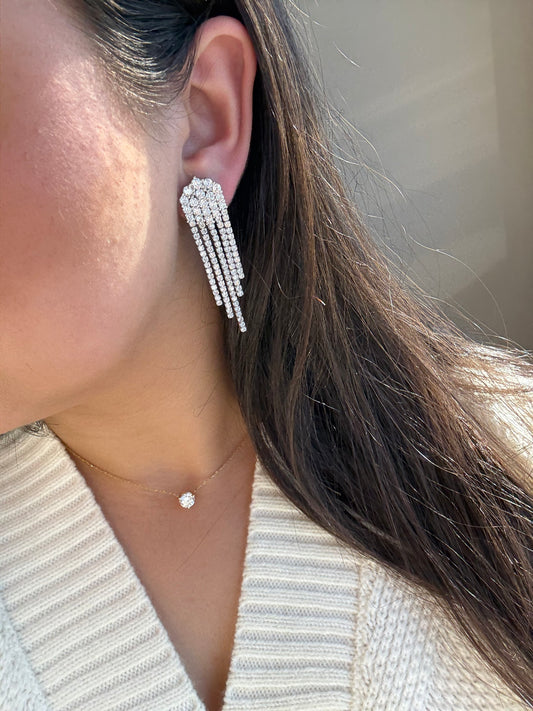 Cluster Elegant Hanging Earring