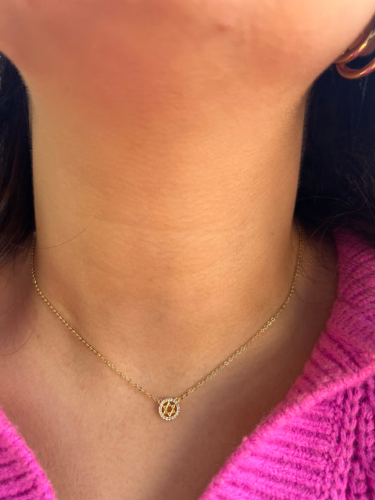 Magen David Mini Necklace