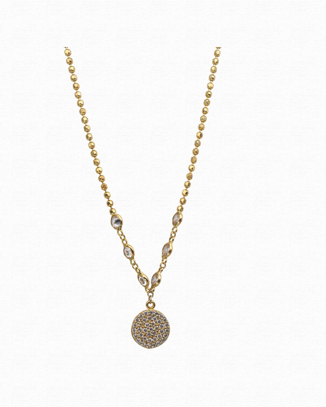 Golden Touch Metallic Necklace