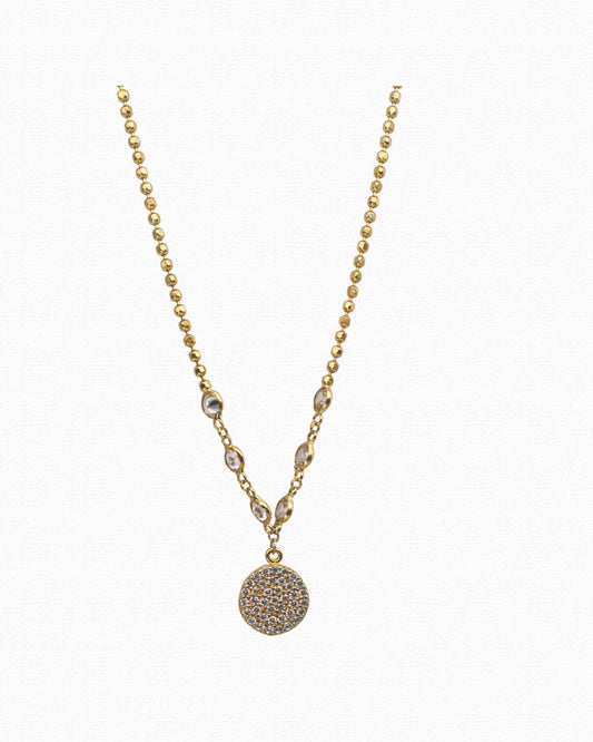 Golden Touch Metallic Necklace