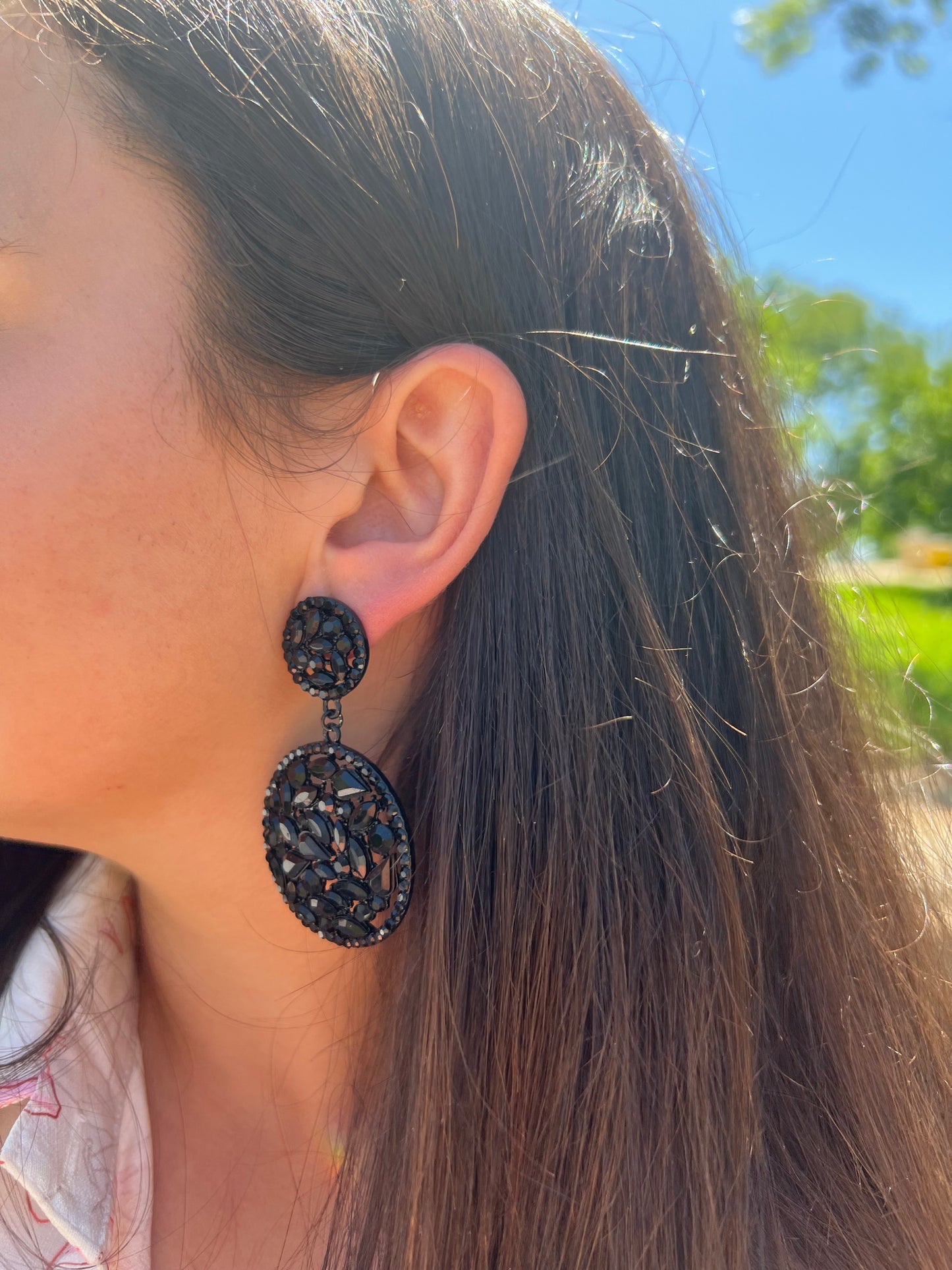 Black Fashion Earrings