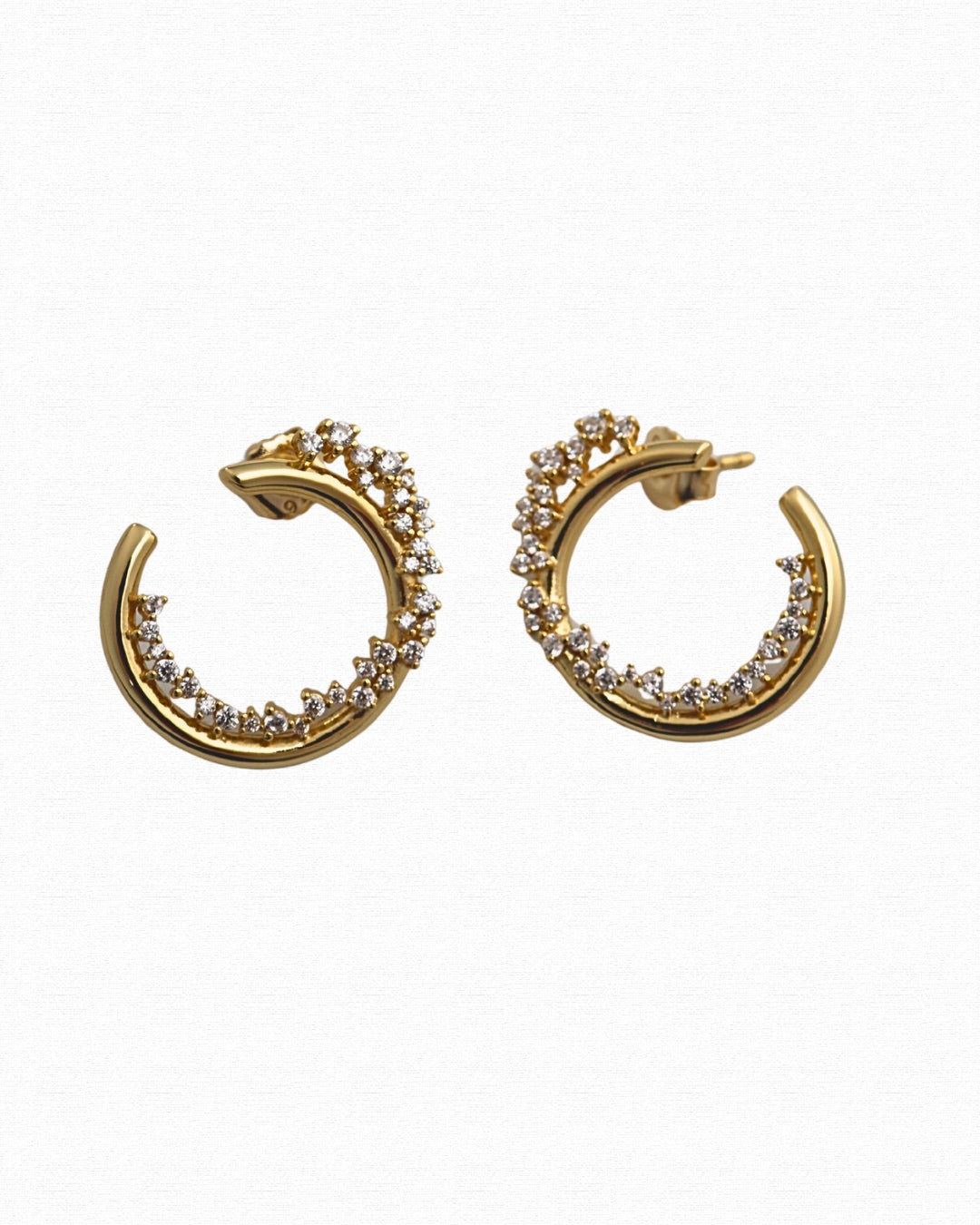 The Stardust Halo Stud Earrings