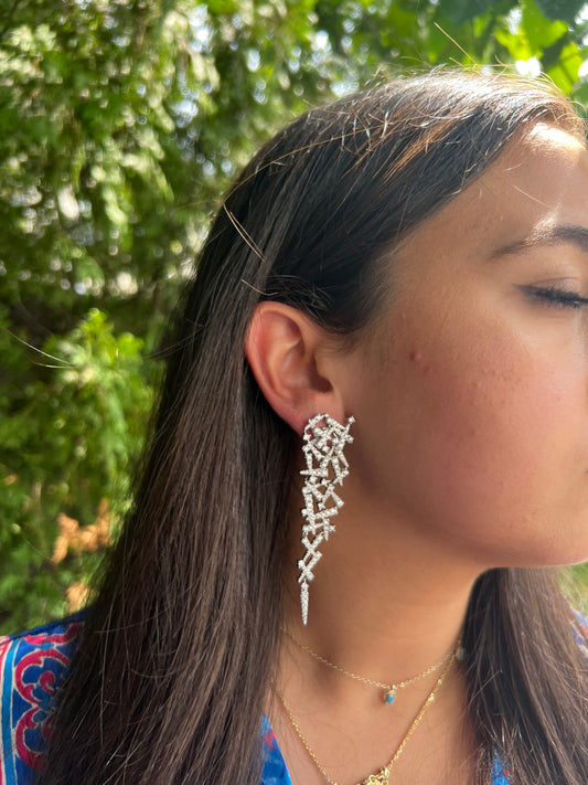 Zigzaged Earrings