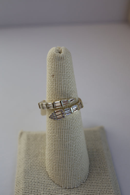 Baguette Serpent Ring