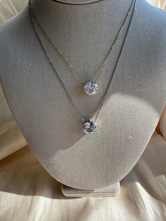 Timeless Glow Cushion Necklace