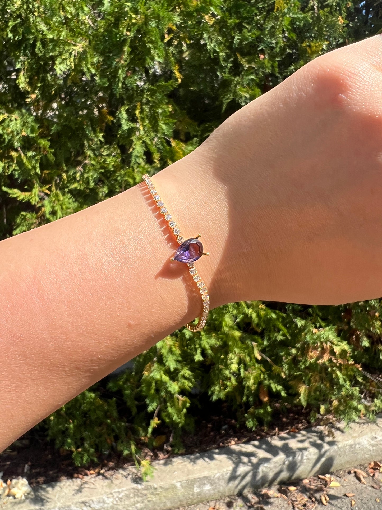 Amethyst Tennis Bracelet