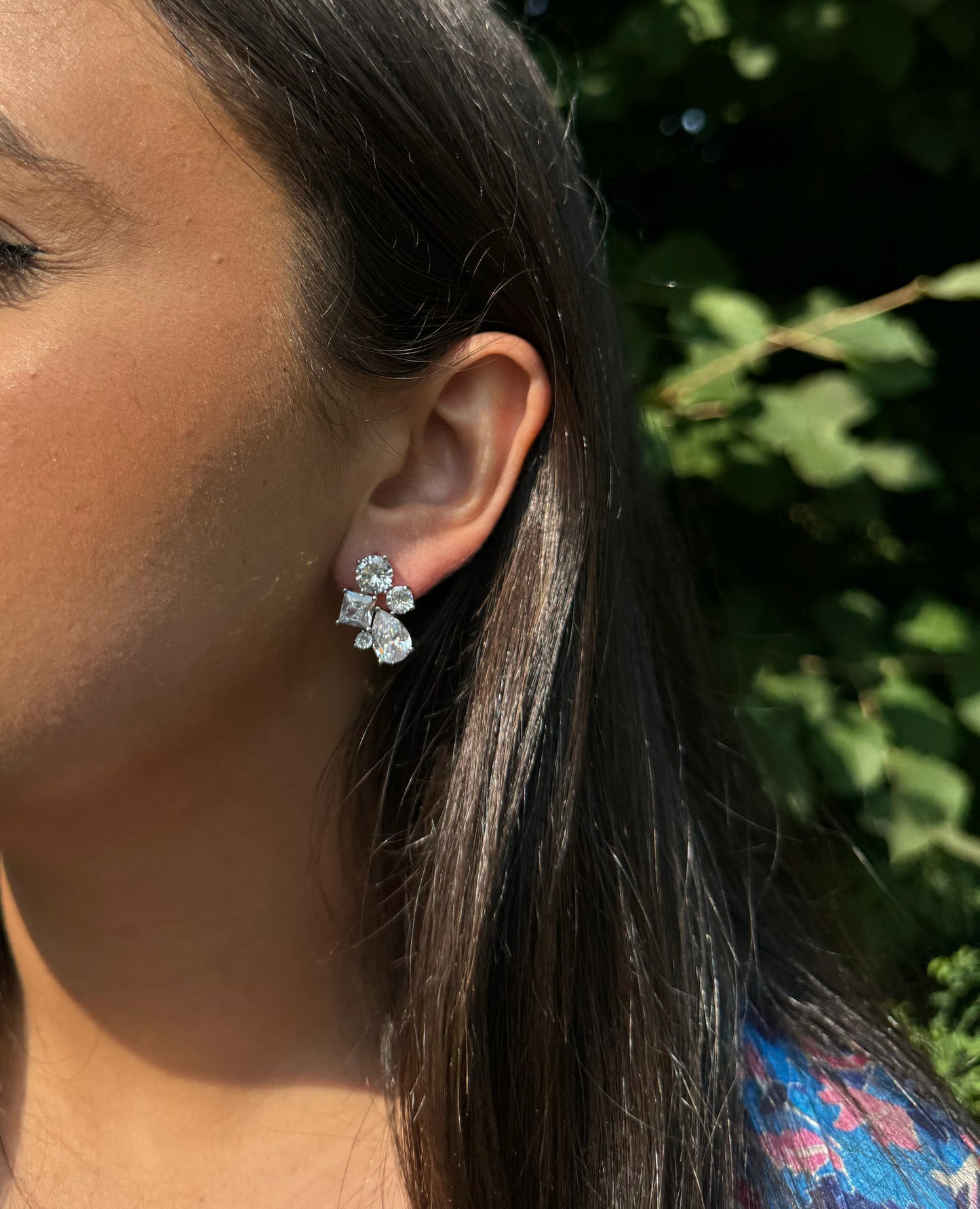 Crystal Shaped Earrings