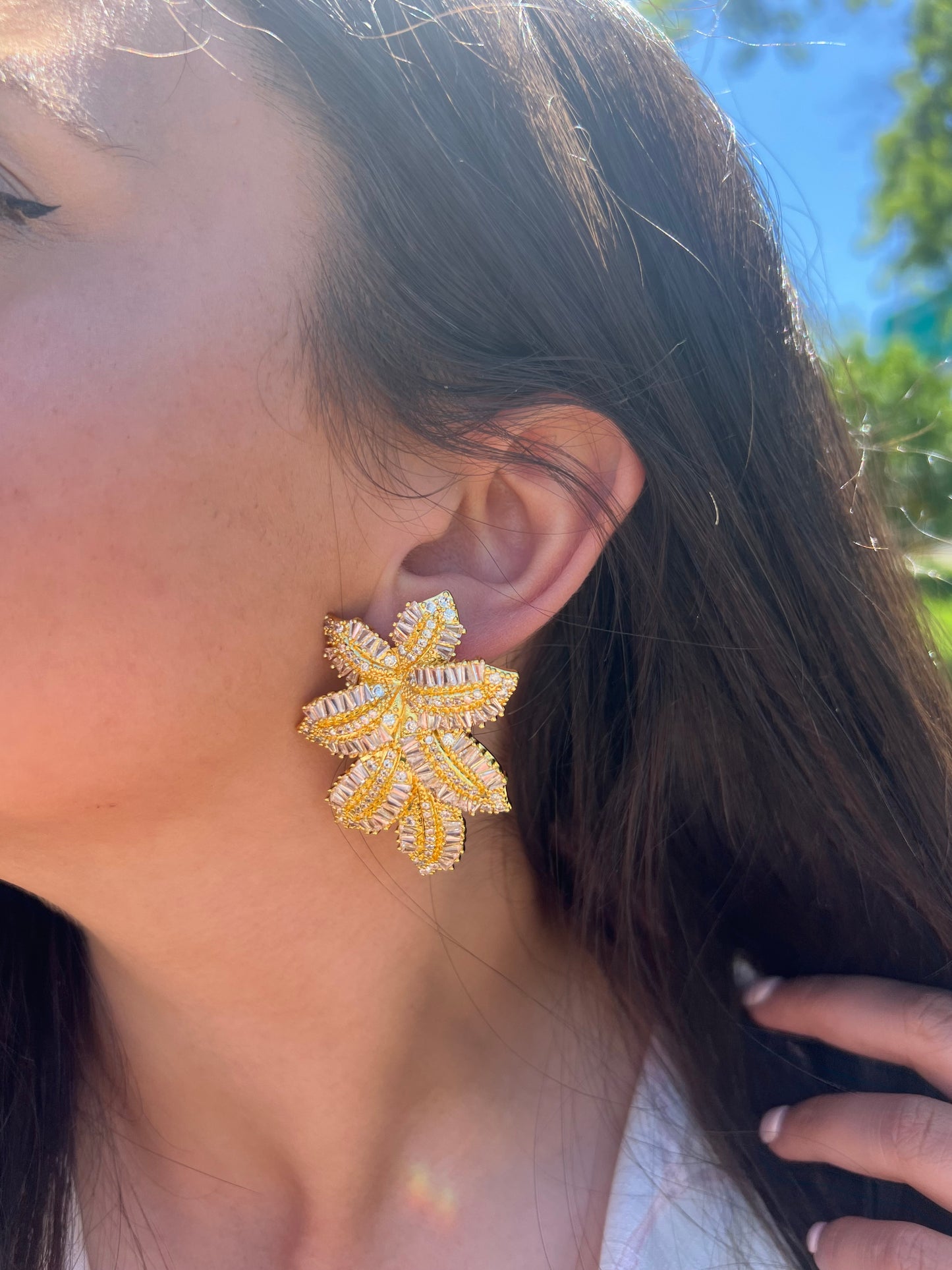 Show stopper Petal Earrings