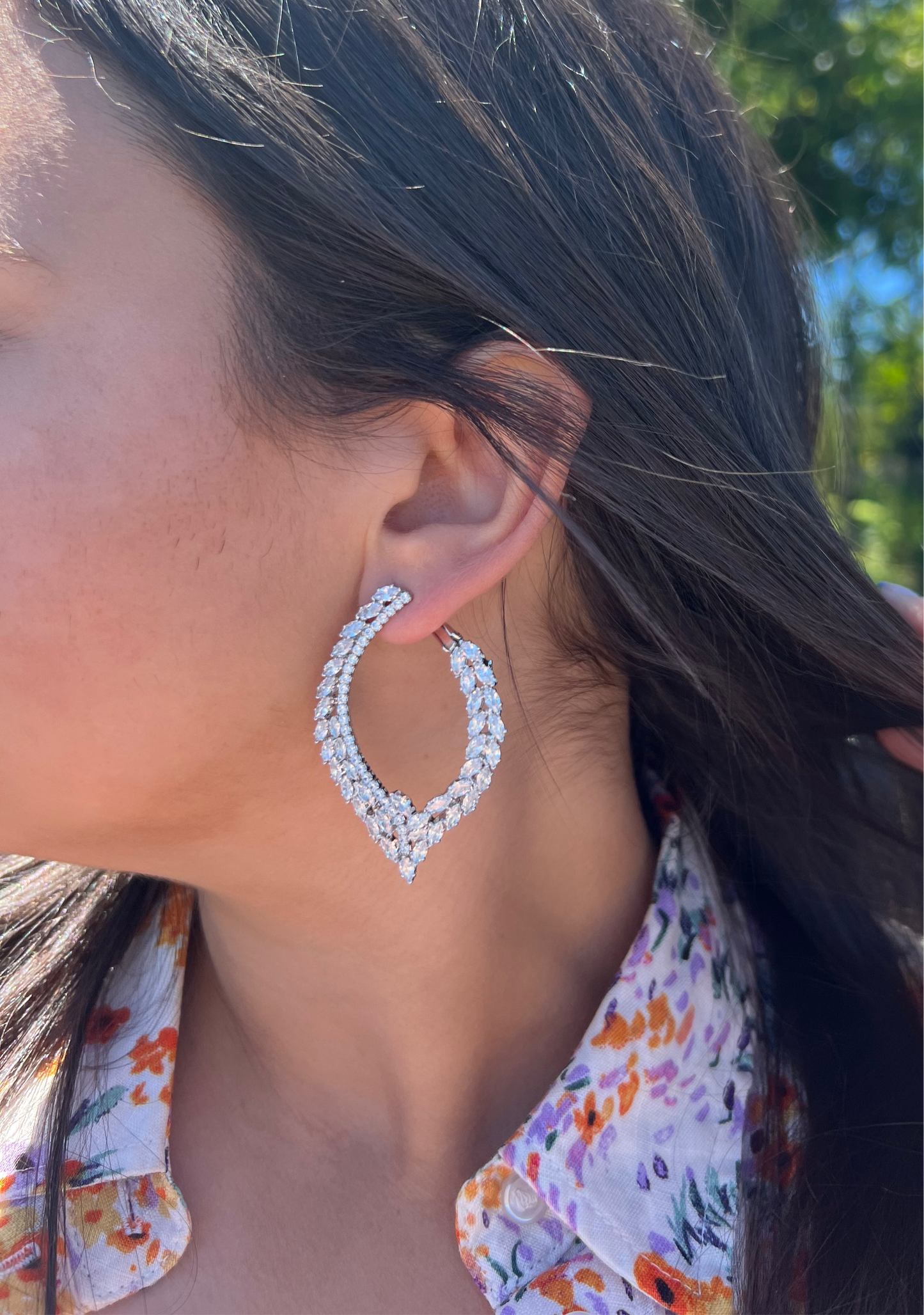 Leaf Shaped Earrings