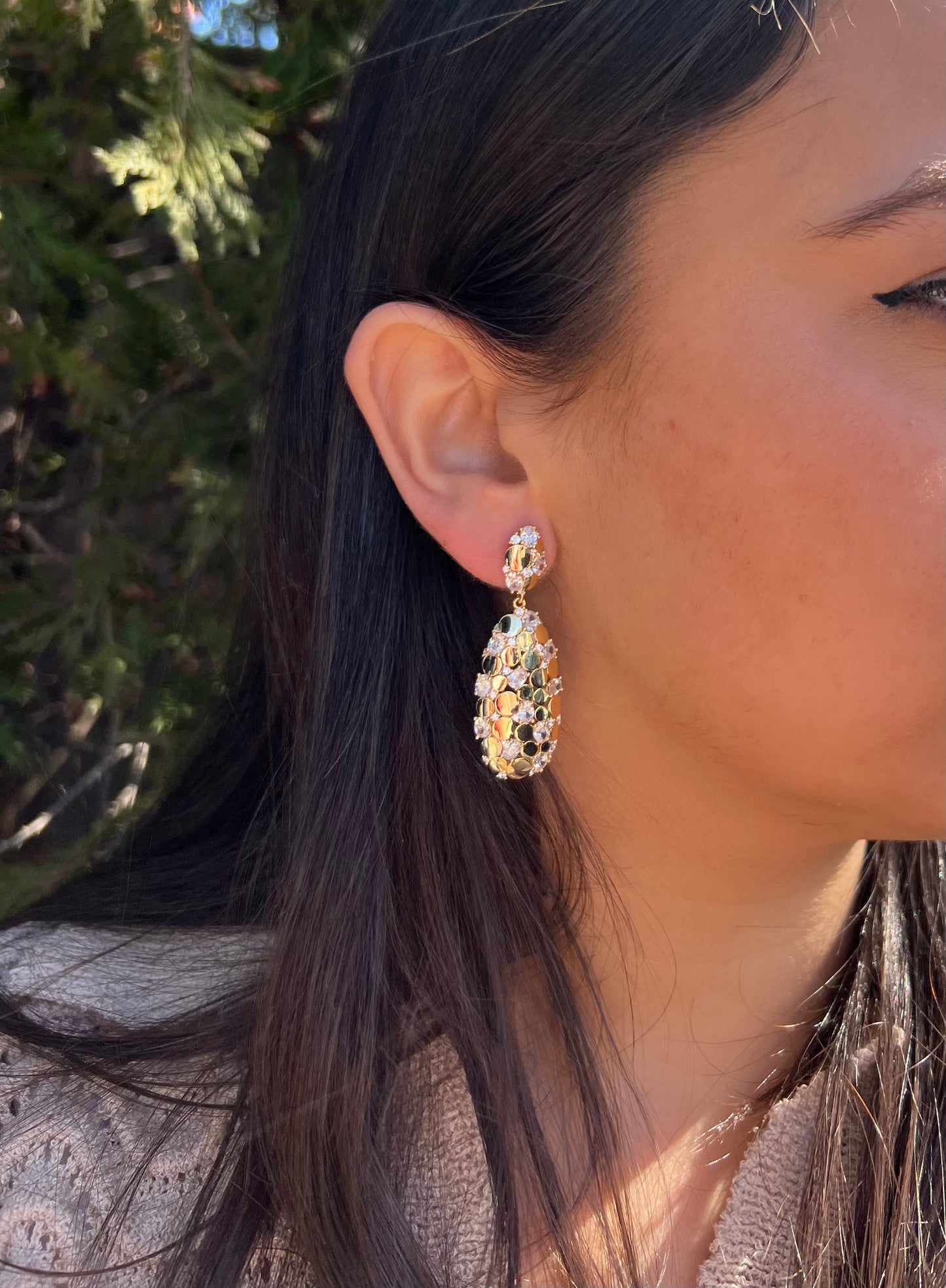 Regal Radiance Drop Earrings