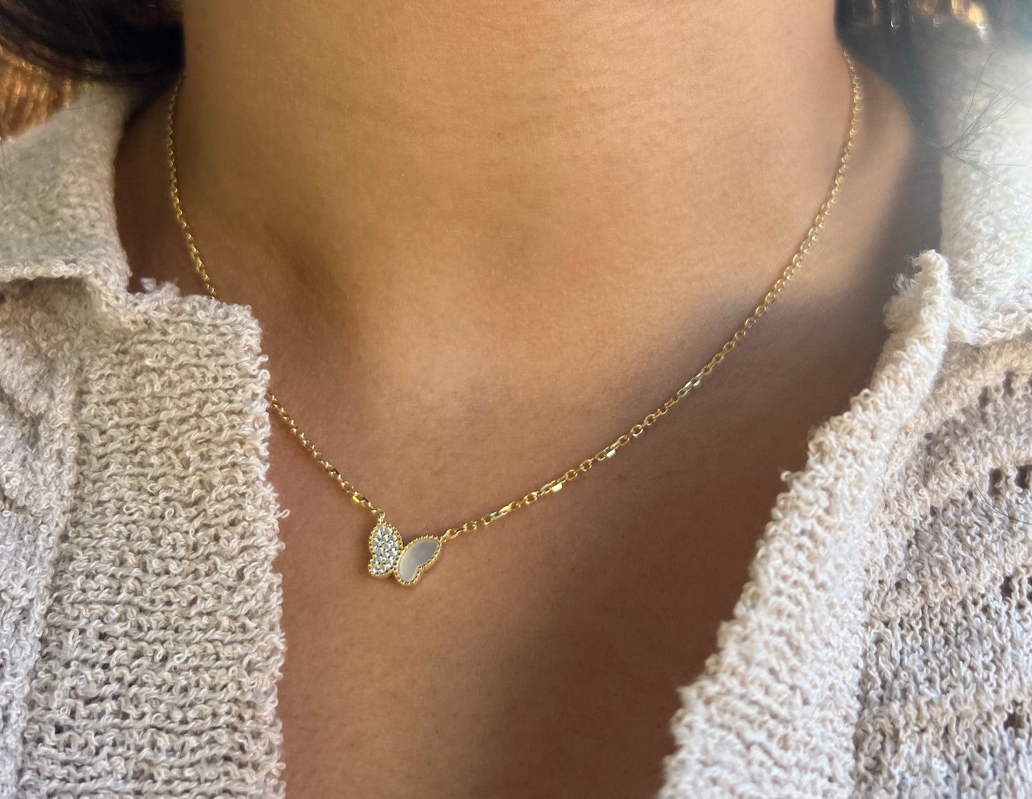 Mini Sweet Butterfly Necklace