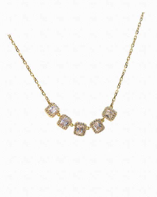 Princess Cut Stylish Necklace