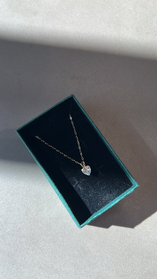 Sweetheart Lab Diamond Necklace
