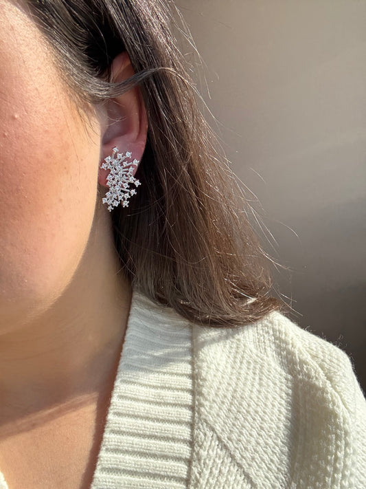 Cluster Sparkle Stud Earrings