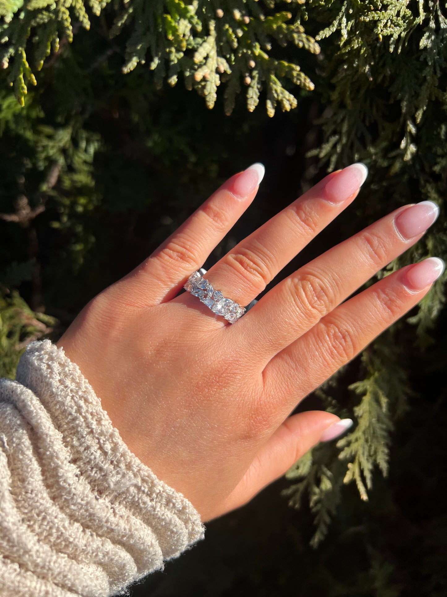 Mixed Shape Eternity Band