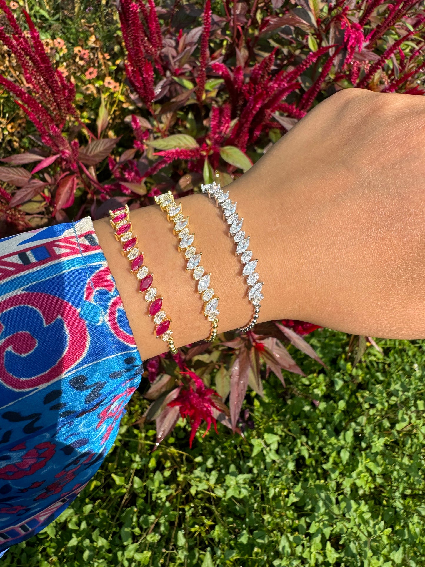 Regal Marquise Tennis Bracelets