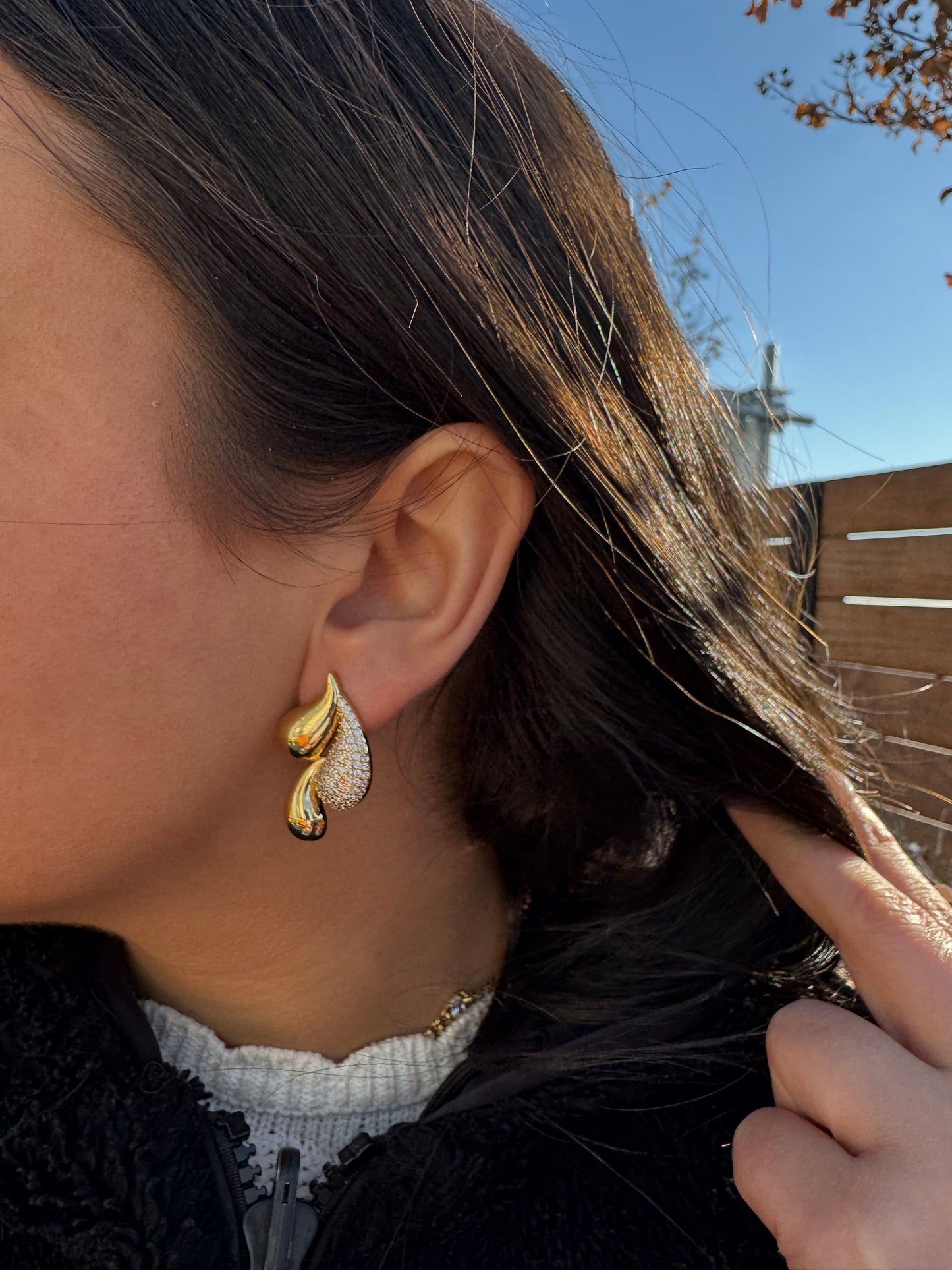 Triple Drop Earrings