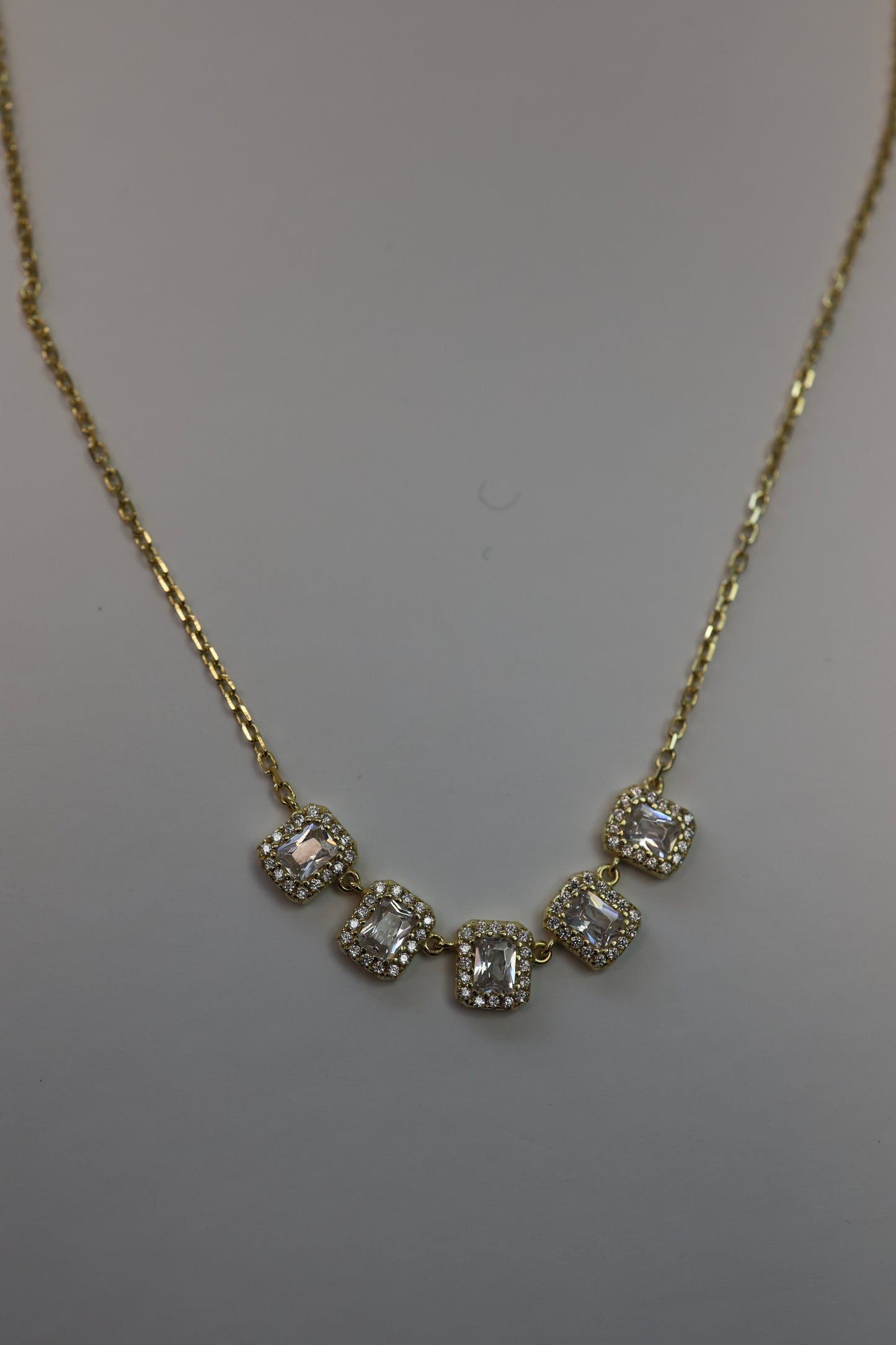 Princess Cut Stylish Necklace