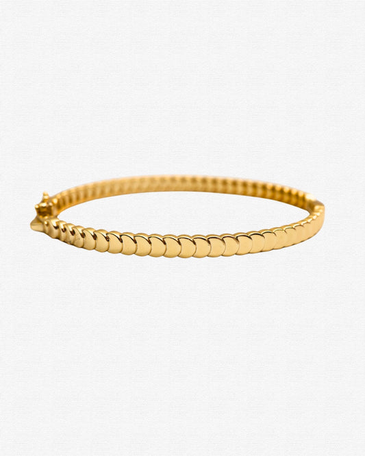 Gold Pattern Bangle
