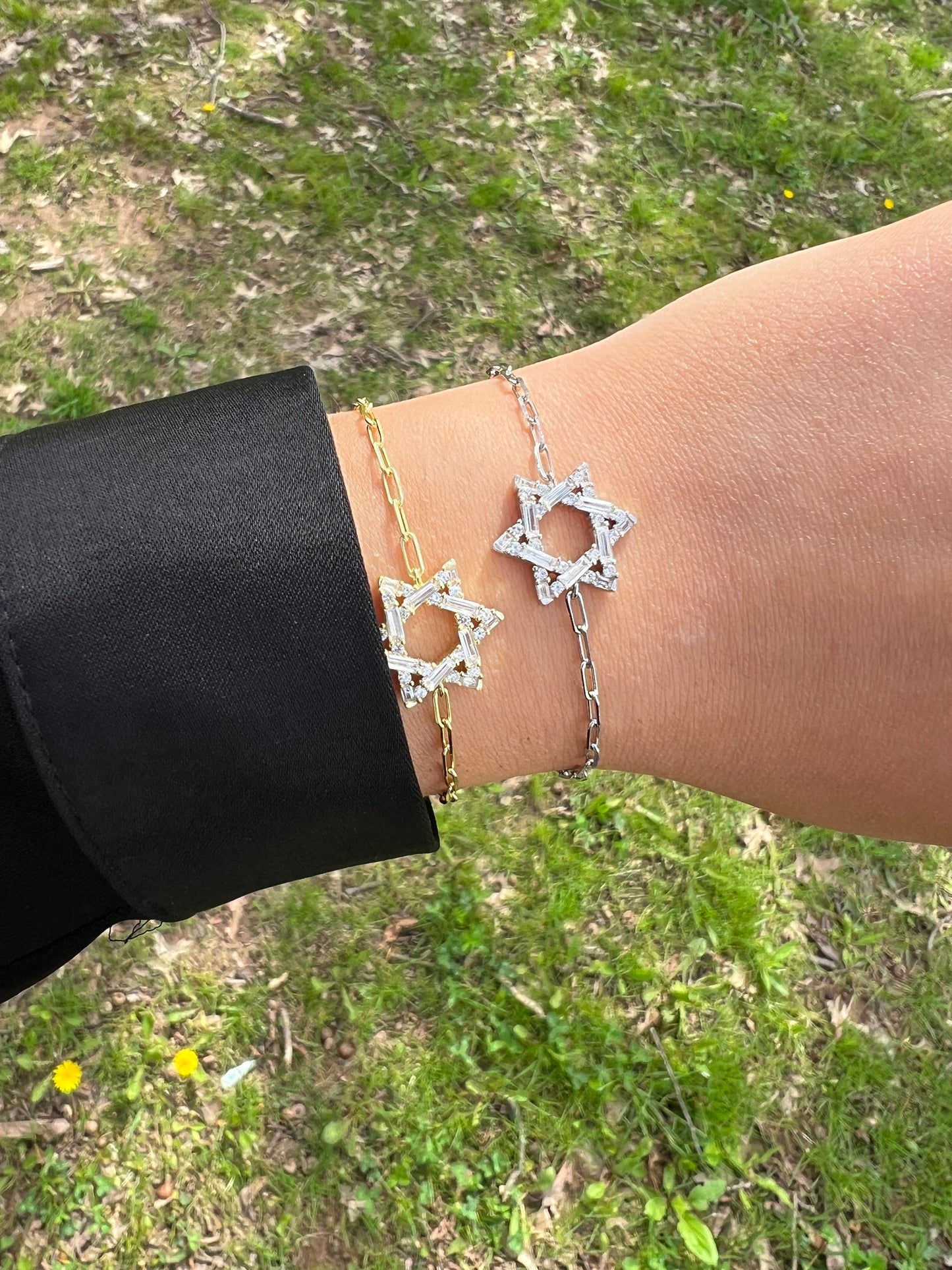 Magen David CZ Bracelet