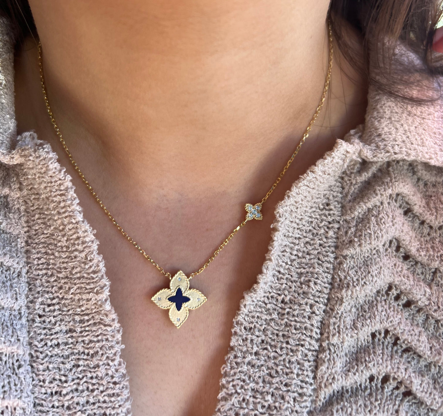 Double Clover Necklace