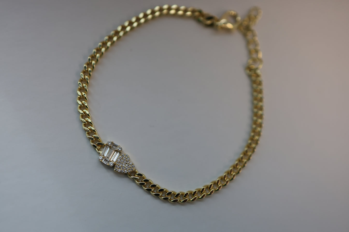 Heart Chain Bracelet