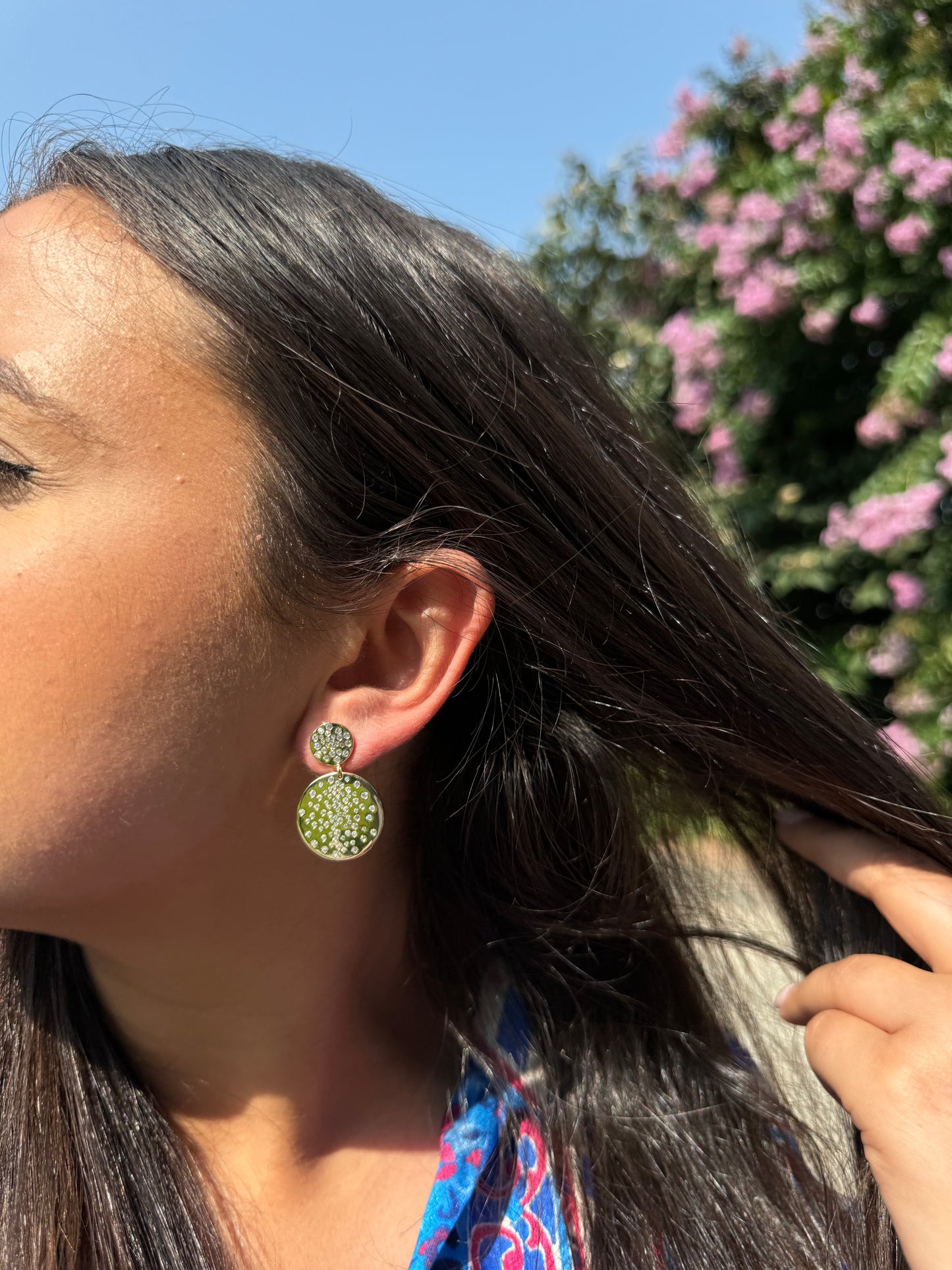 Starlit Harmony Disc Earrings