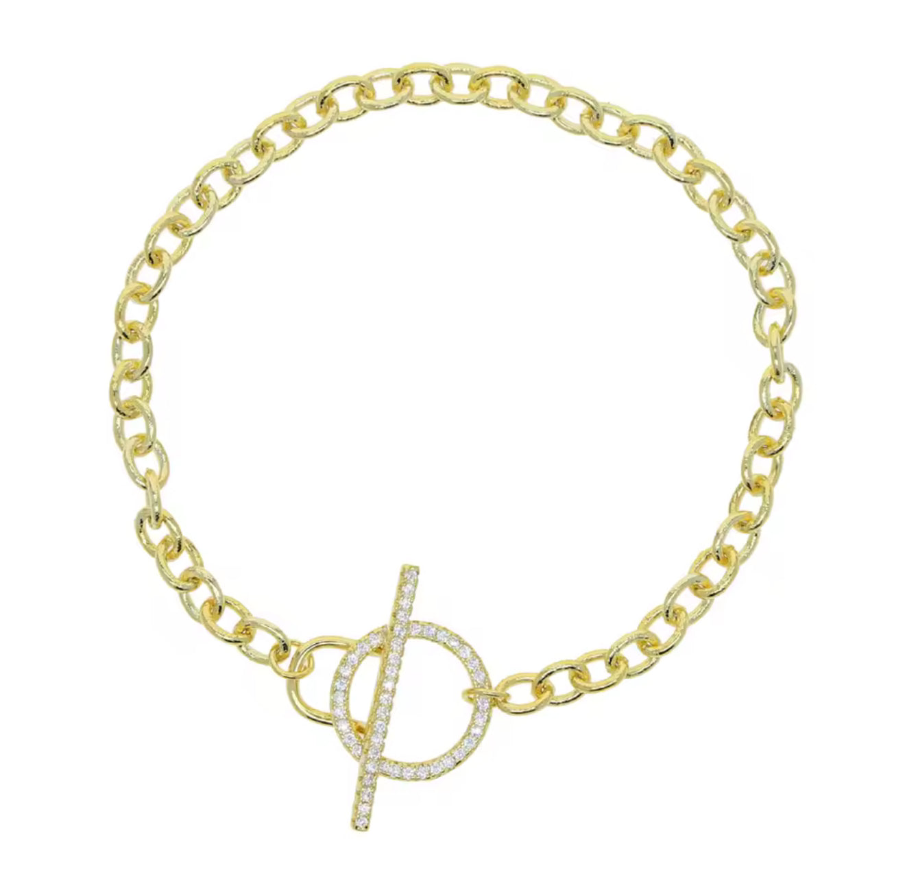 Chain Stackable Lock Bracelet