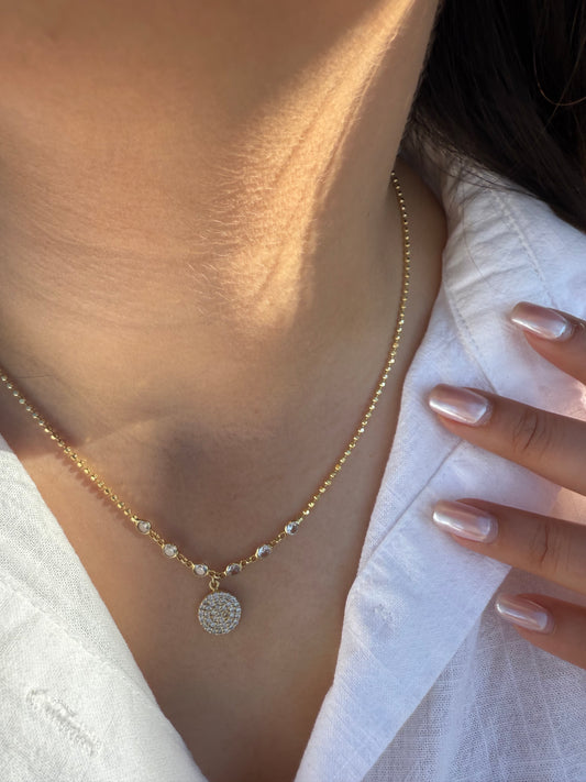 Golden Touch Metallic Necklace