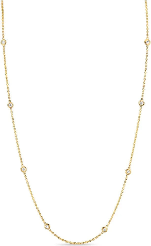 "Diamond" by the Yard Necklace
