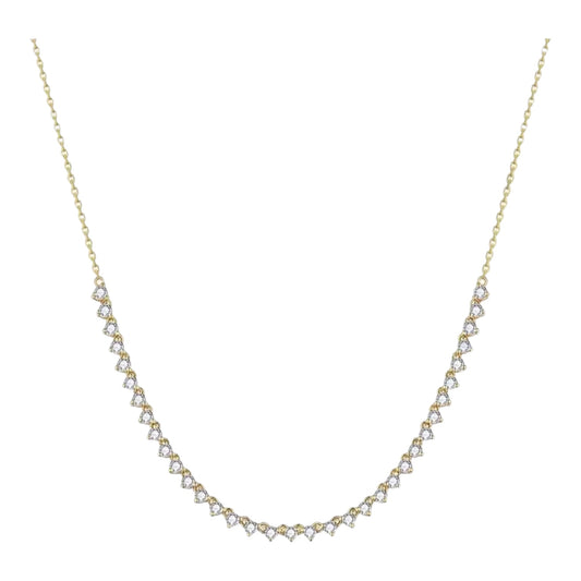 14KT Lab Diamond Chic Necklace