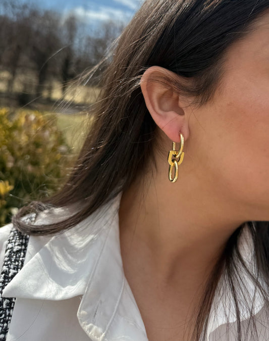 The Bond Hoop Earrings
