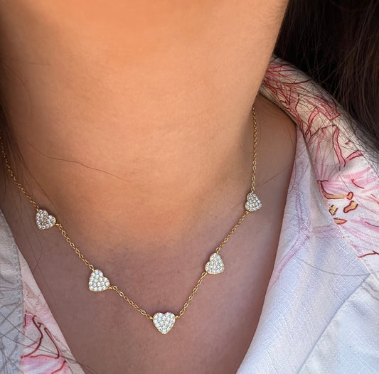 Mini Hearts necklace