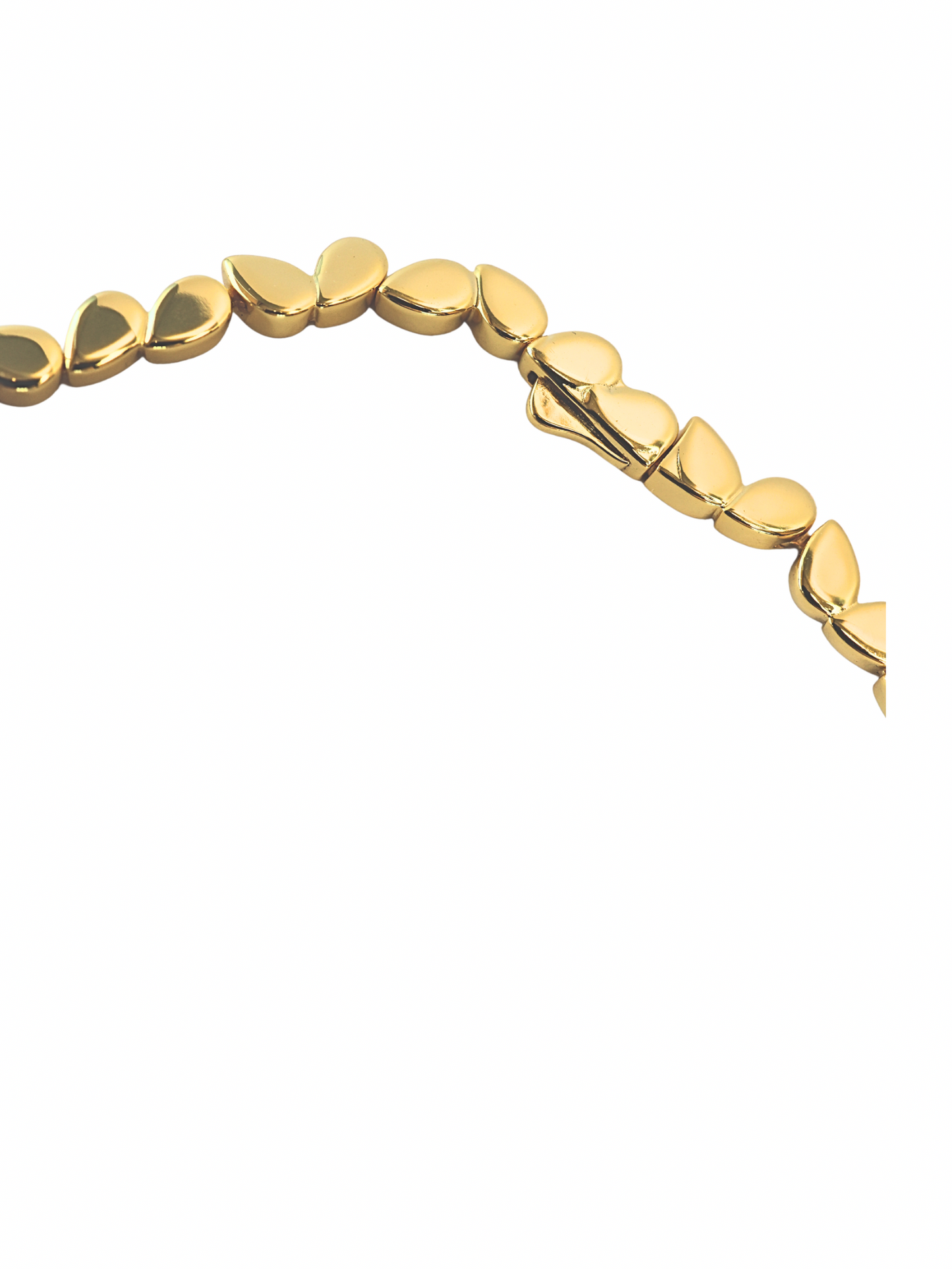 Double Pear Tennis Necklace
