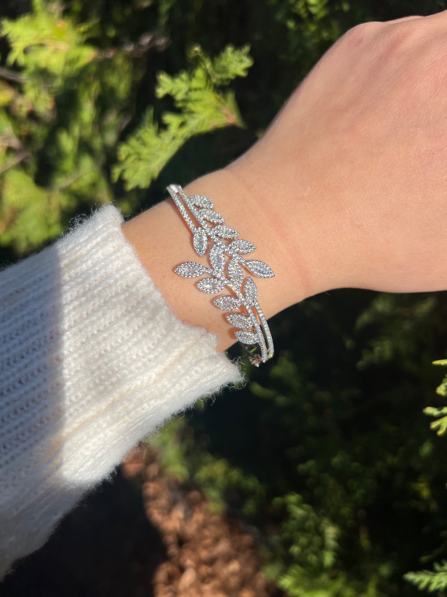 Leaf Cocktail Bangle