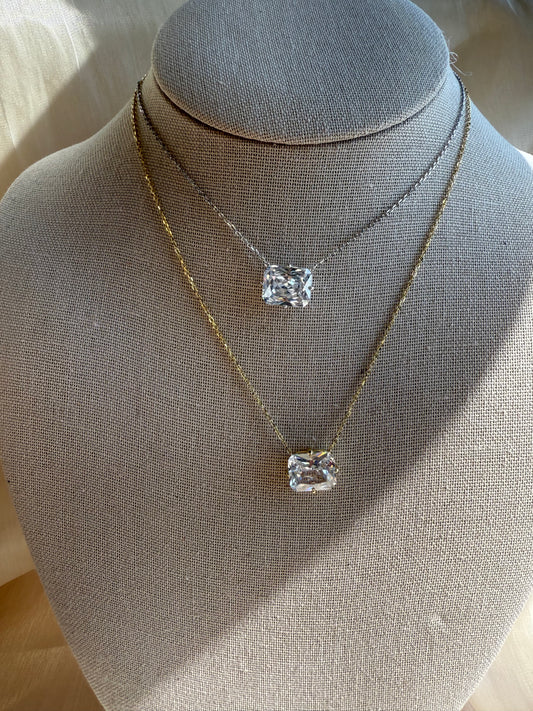 Golden Hour Cushion Necklace
