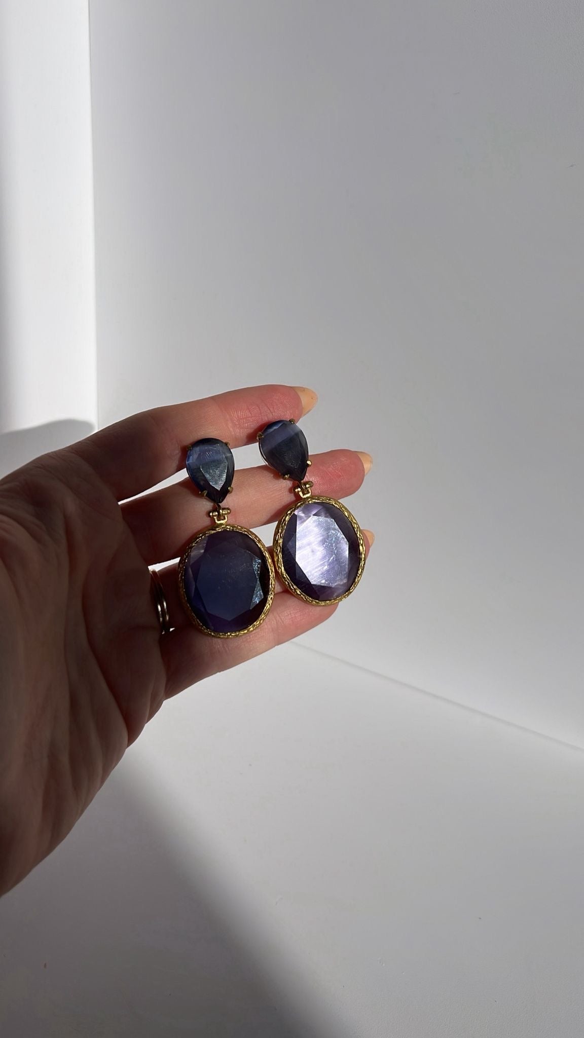 Stone simplified Earrings