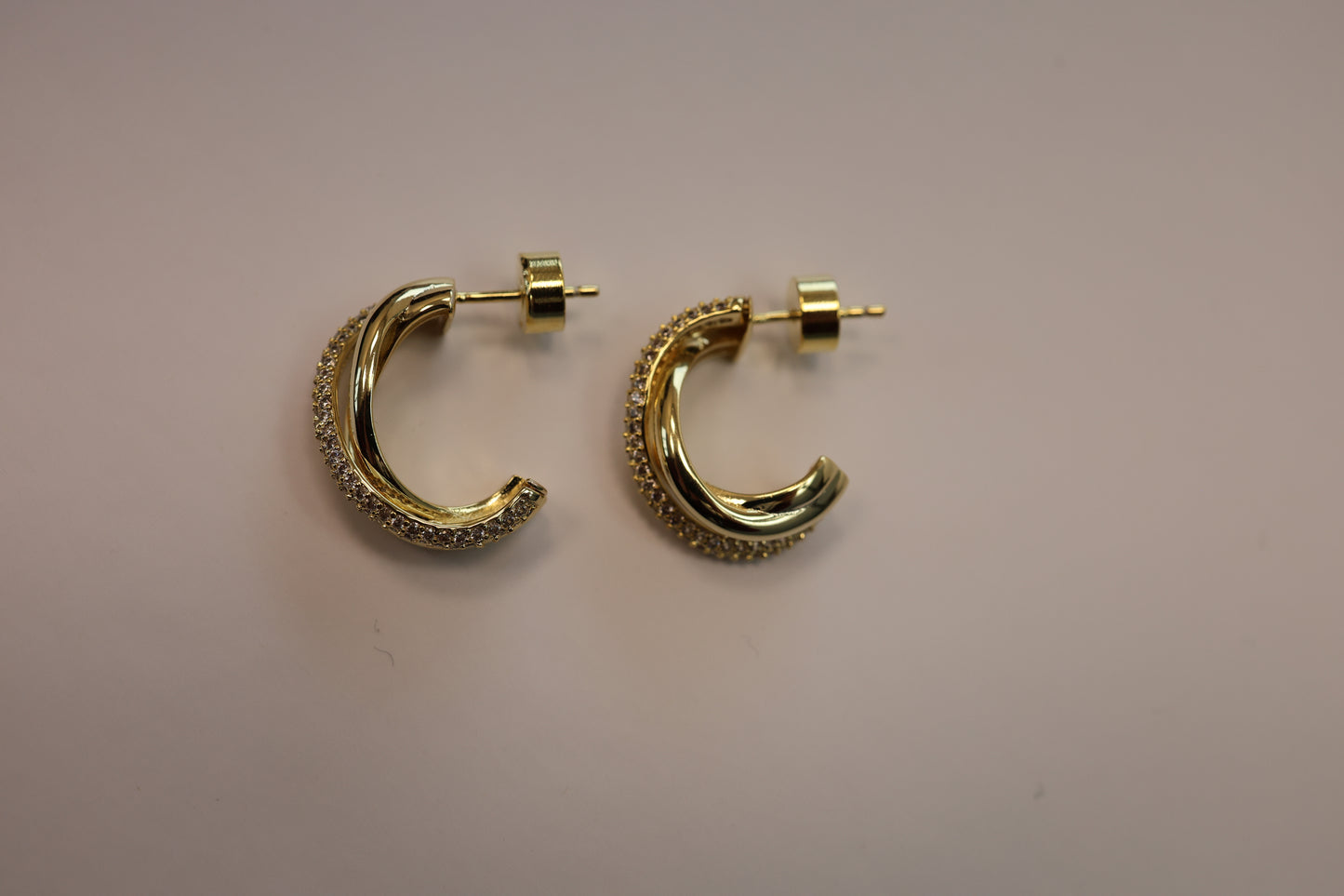 Triple Braided Hoop Earrings