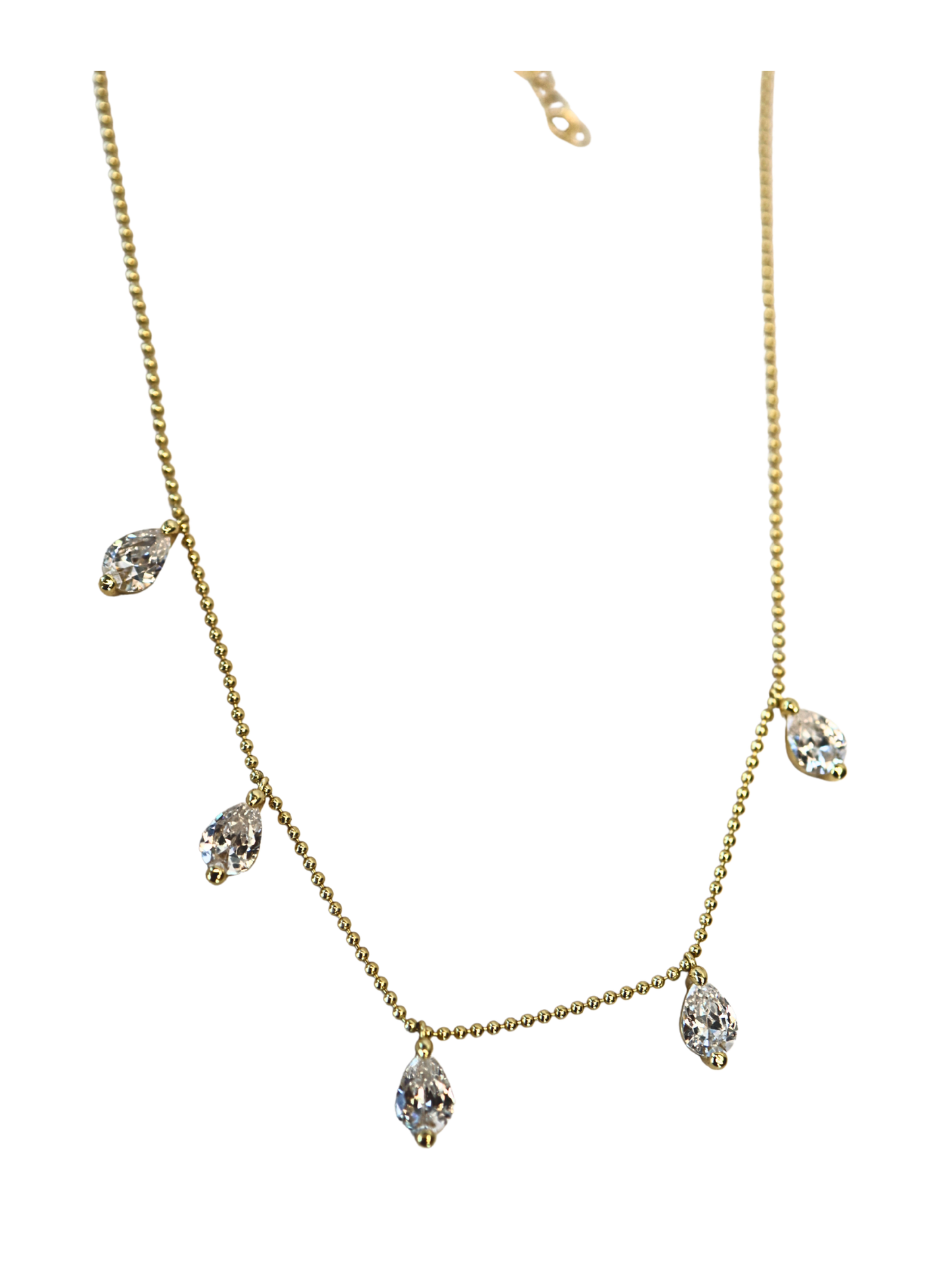 Pear Droplet Necklace