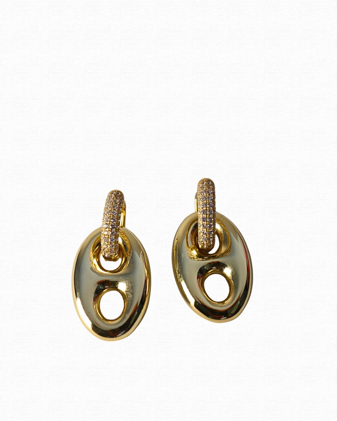 The Double Aura Drop Earrings