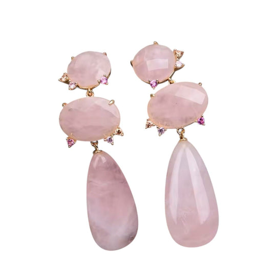 Pink Romantic Earrings