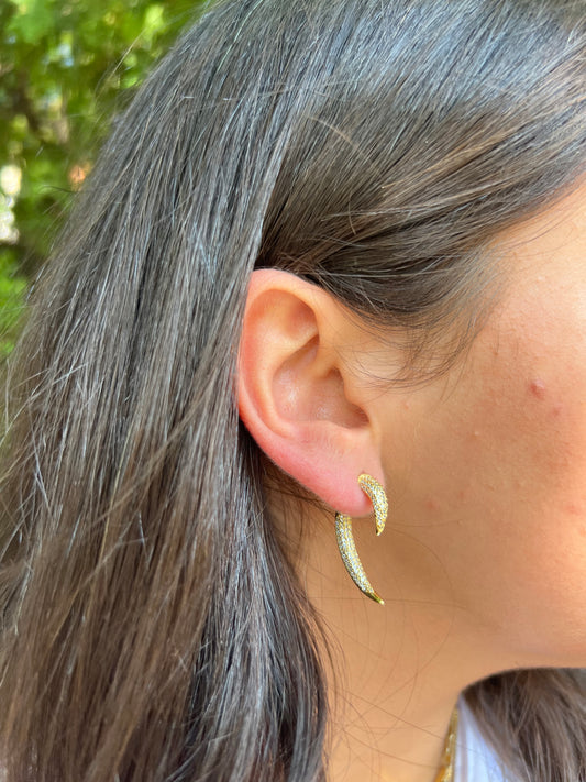 Spike Jacket Earrings